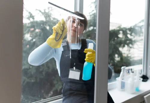 Nettoyage de vitres intérieures et extérieures à Chemin